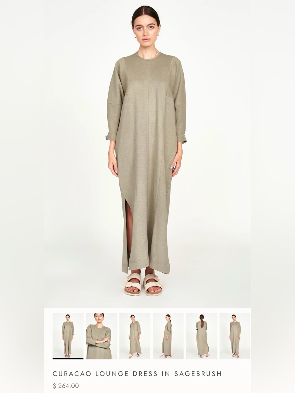 NWT MIRTH Curacao Sagebrush Maxi Dress — SMALL